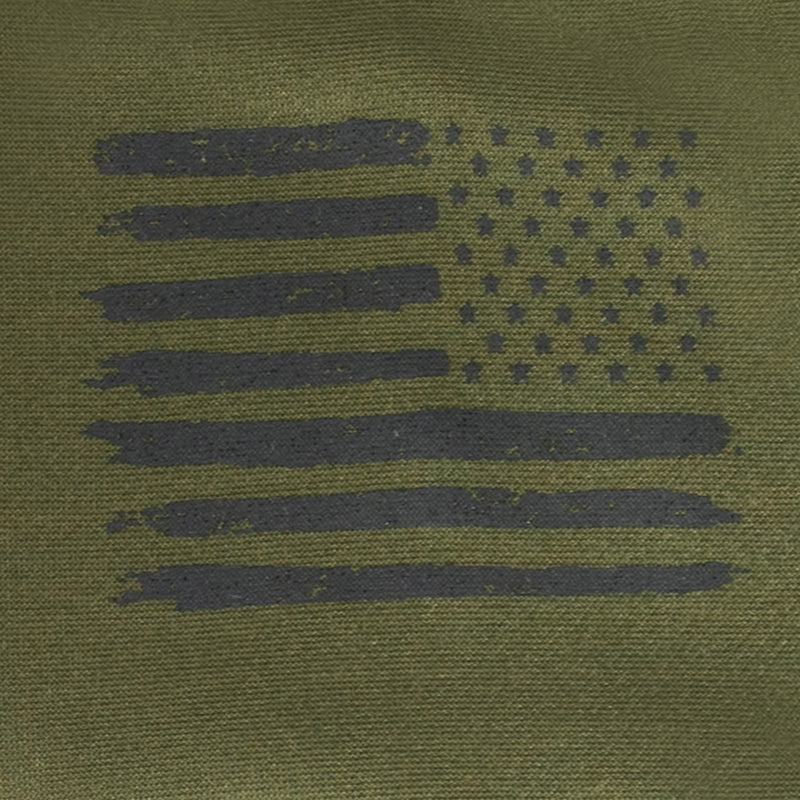 US Flag / USMC Eagle, Globe, & Anchor Concealed Carry Hoodie- Olive Drab