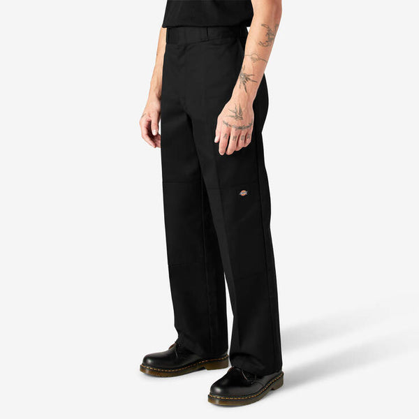 Dickies Loose Fit Double Knee Work Pants- 85283-BLACK – The