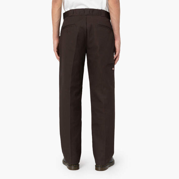 Dickies Loose Fit Double Knee Work Pants- 85283-DARK BROWN – The