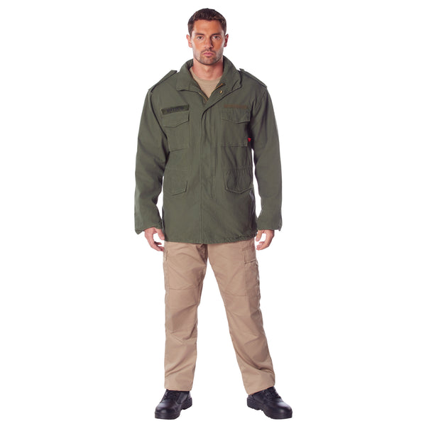 Vintage M-65 Field Jacket- OLIVE DRAB – The Surplus Guy