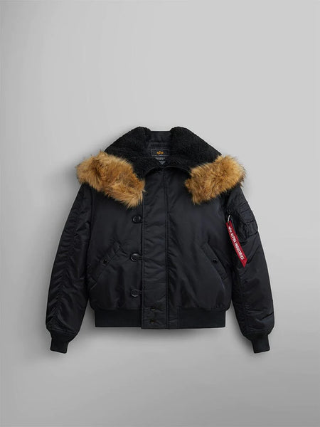 Alpha Industries N2B Shortwaist Parka- Black – The Surplus Guy Alpha Industries N2B Shortwaist Parka- Black – The Surplus Guy