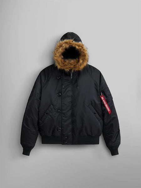 Alpha Industries N2B Shortwaist Parka- Black – The Surplus Guy Alpha Industries N2B Shortwaist Parka- Black – The Surplus Guy