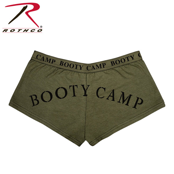 Women's "Booty Camp" Shorts & Top- Olive Drab