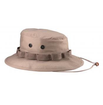 Boonie Hat Khaki -100% Rip-Stop or Poly/Cotton Blend
