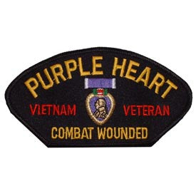 Vietnam- Combat Wounded Hat Patch