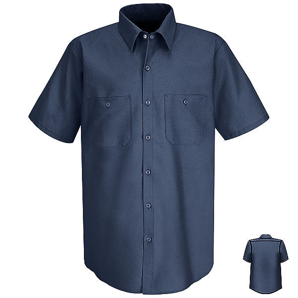 Red Kap Men's Industrial Work Shirt- SP24-  Short Sleeve