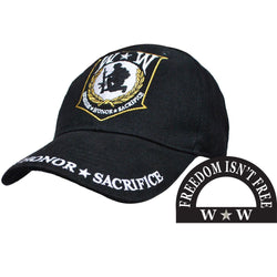 Wounded Warrior- Embroidered Cap
