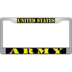 Auto License Plate Frames- ARMY