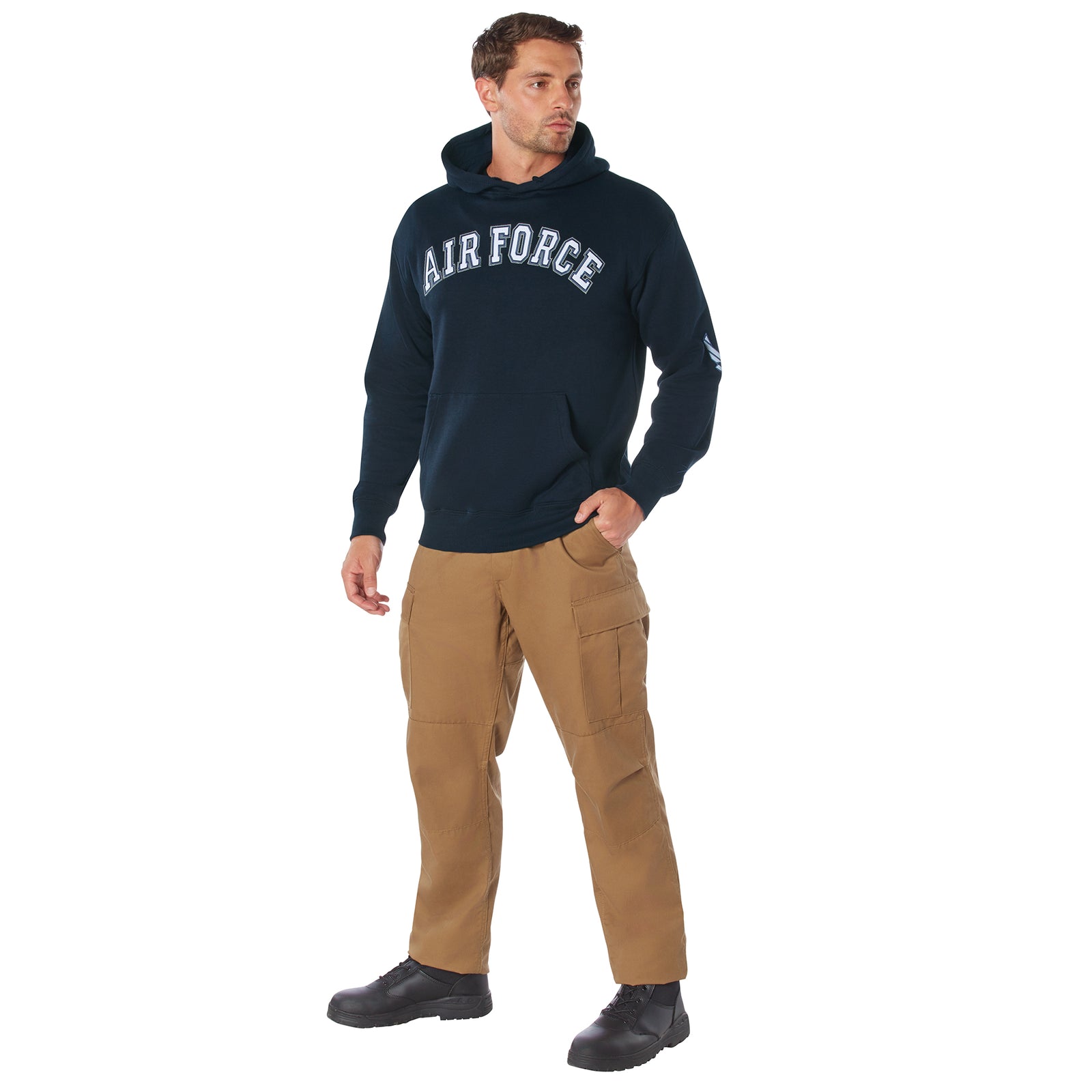 Air force embroidered sweatshirt hotsell