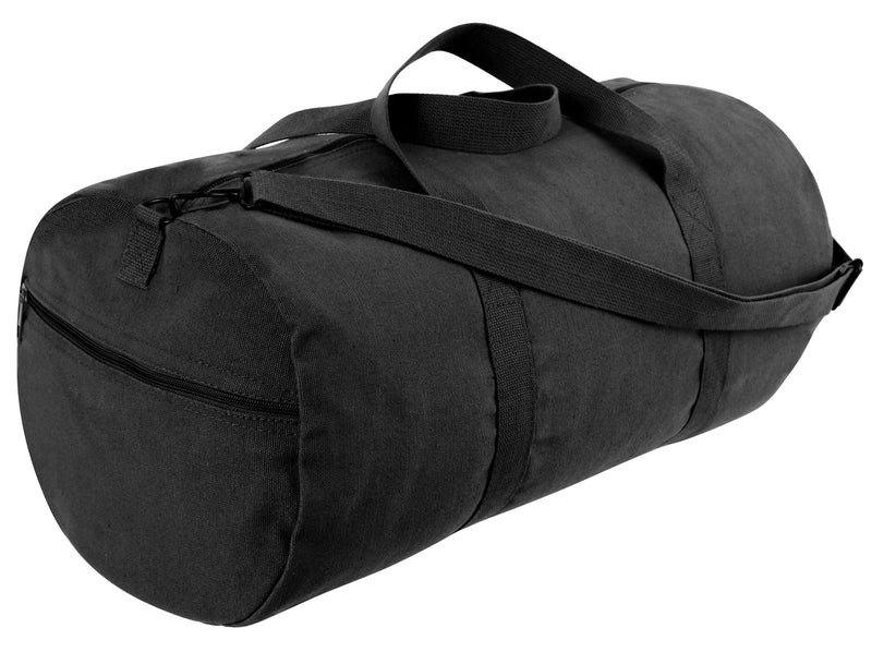 Heavy Weight Canvas Duffle Bag with Shoulder Strap