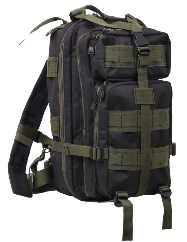 Rothco Medium Transport Pack- Black w/ Olive Drab Accents
