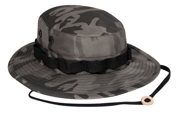 Boonie Hat- Black Camouflage