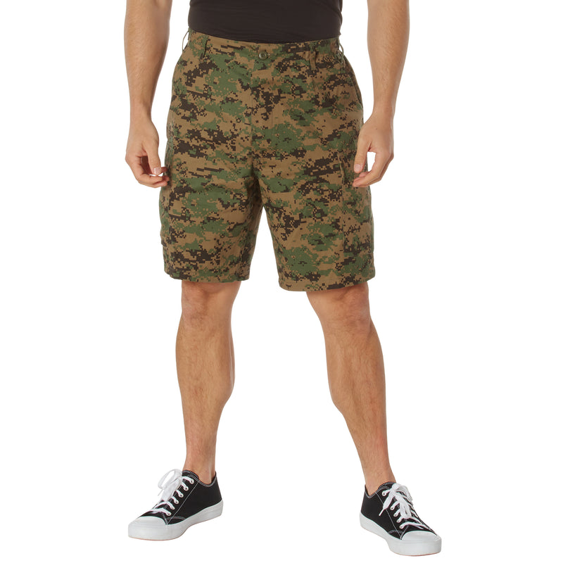 Vintage Infantry Utility Short- Woodland Digital Camouflage
