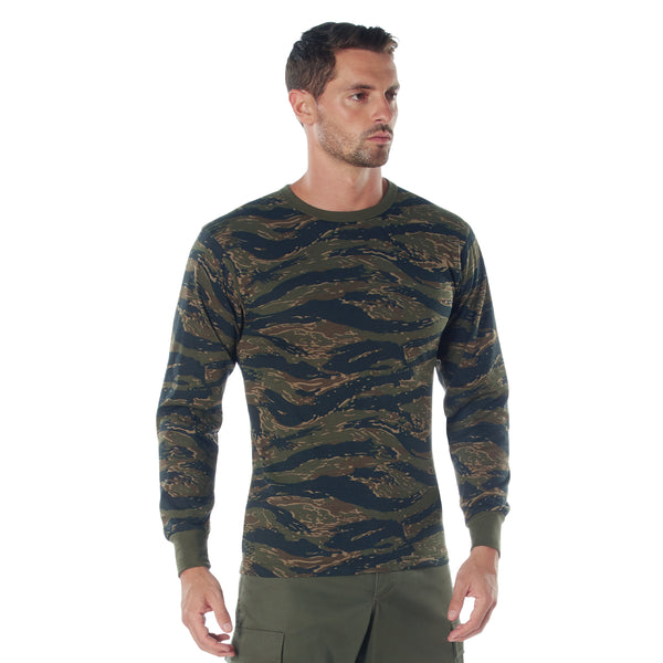 Long Sleeve Tiger Stripe Camo Tees