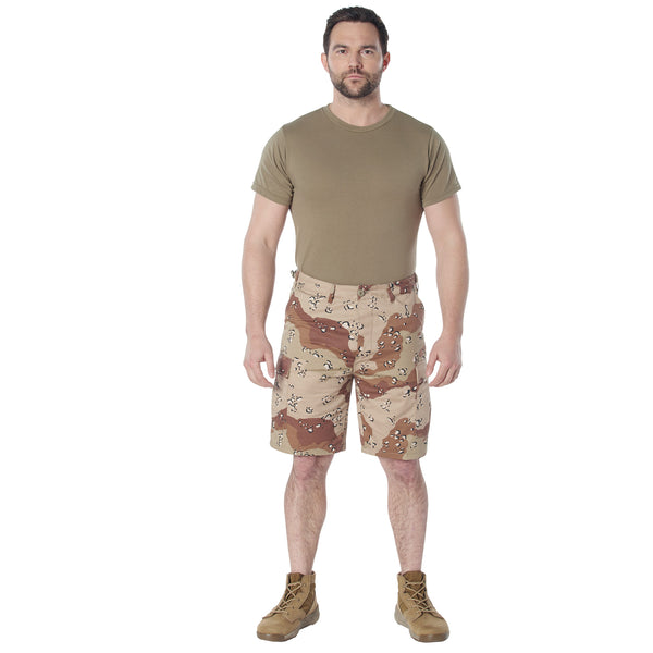 Camo BDU Shorts- Desert- Poly/Cotton