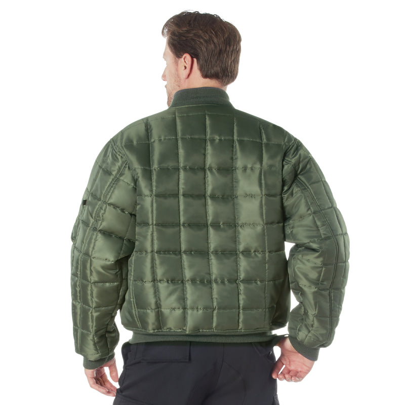Rothco Quilted MA-1 Flight Jacket-SAGE