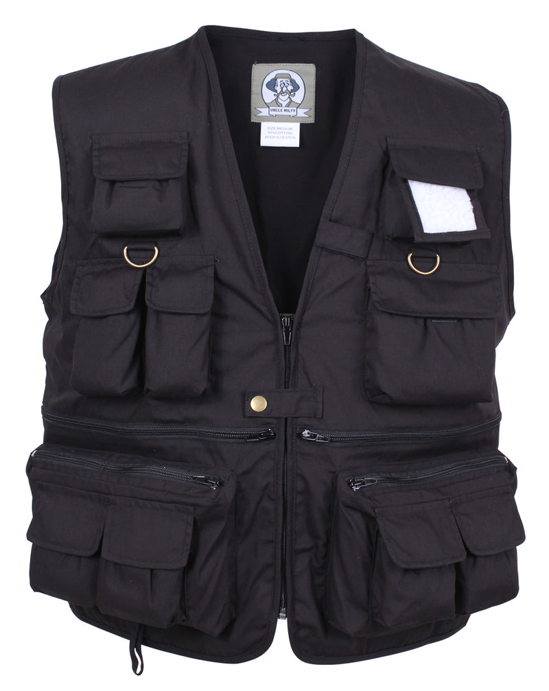 Uncle Milty Travel Vest-  BLACK
