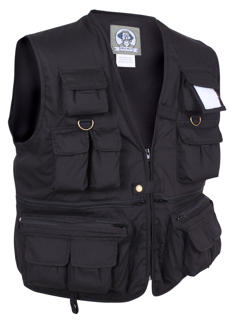 Uncle Milty Travel Vest-  BLACK