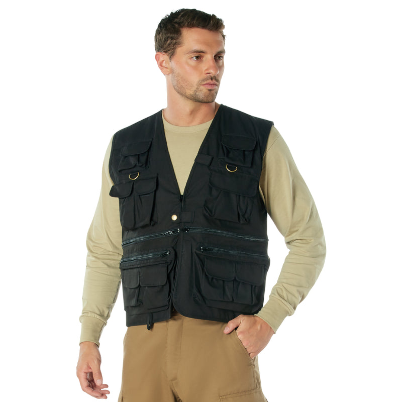 Uncle Milty Travel Vest-  BLACK
