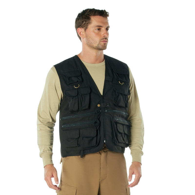 Uncle Milty Travel Vest-  BLACK