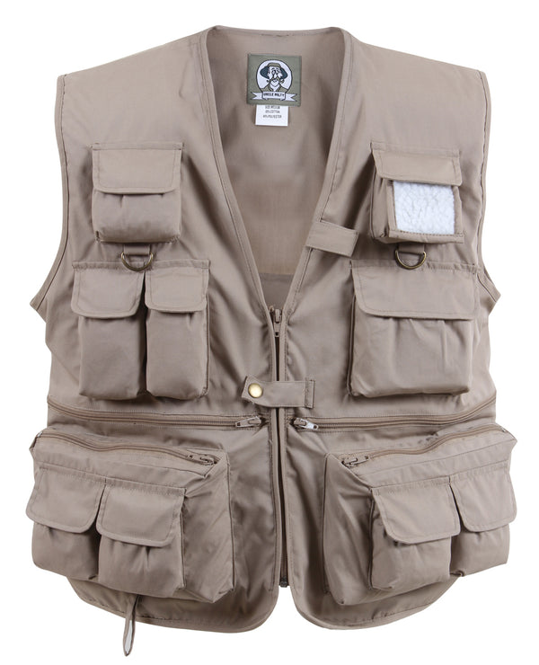 Uncle Milty Travel Vest-  KHAKI