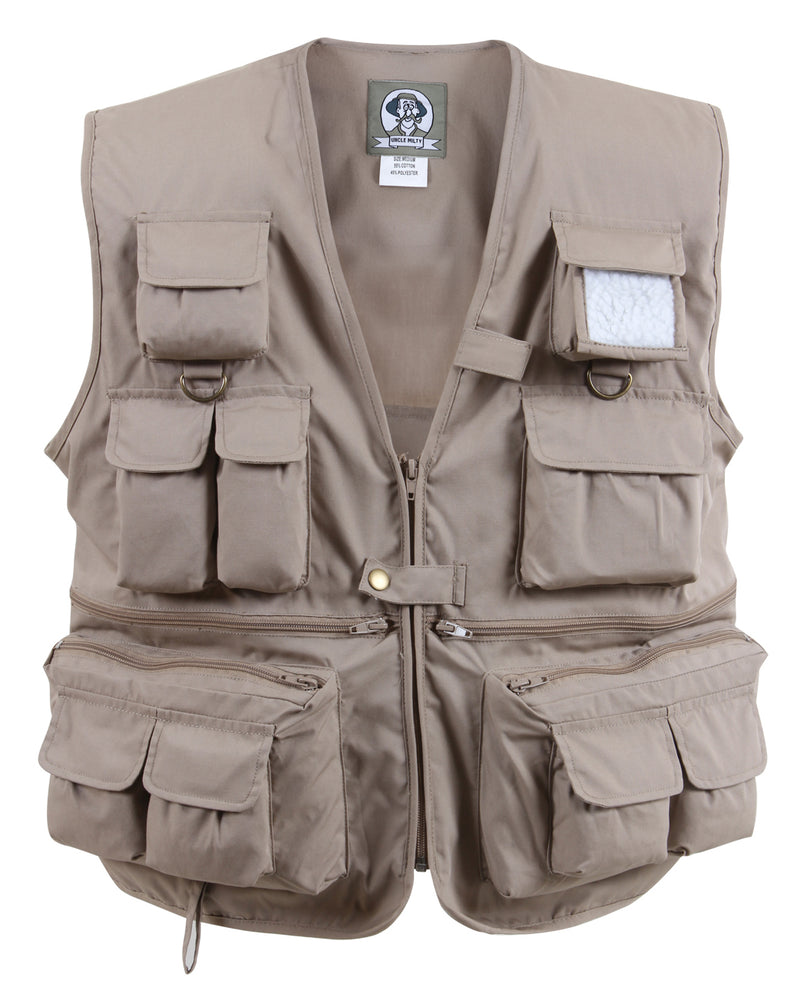 Uncle Milty Travel Vest-  KHAKI