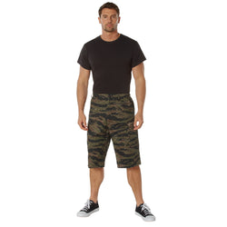 X-Long Fatigue Shorts- Tiger Stripe Camouflage
