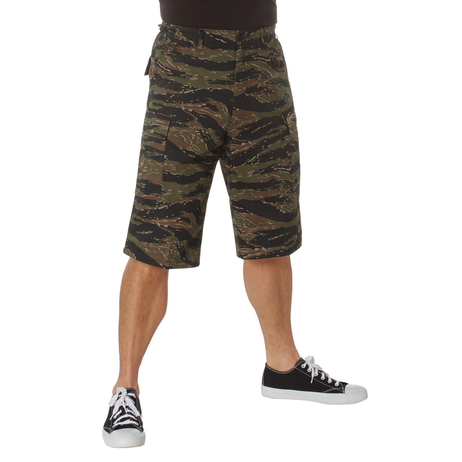 Long Length Camo BDU Shorts- Tiger Stripe Camo – The Surplus Guy