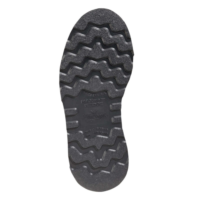 Thorogood 8" Black Moc Toe Work Boot-USA Made-Safety Toe- 804-6208