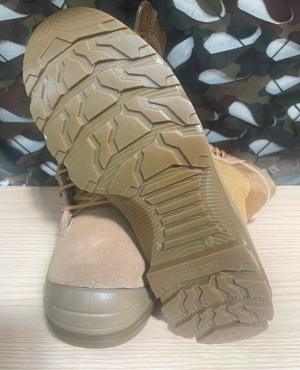 Work Zone 8" Waterproof Desert Boot- Coyote Tan