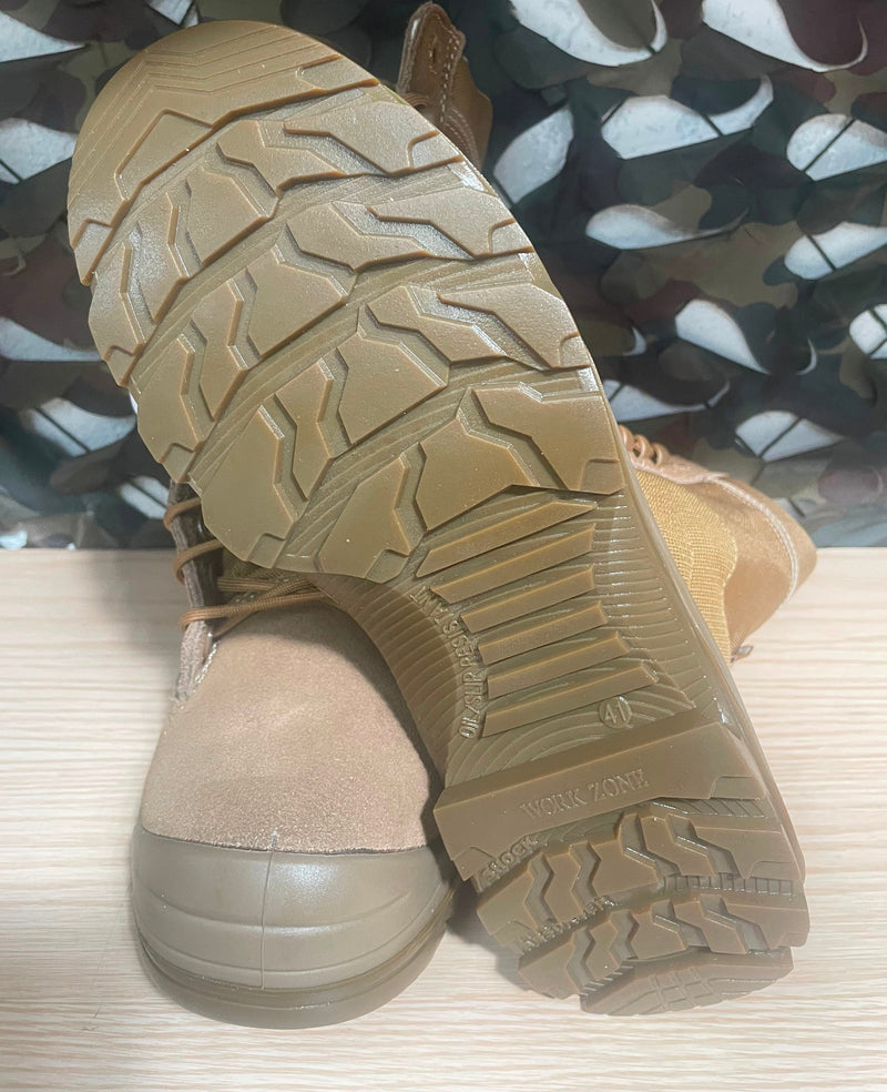 Work Zone 8" Waterproof Desert Boot- Coyote Tan
