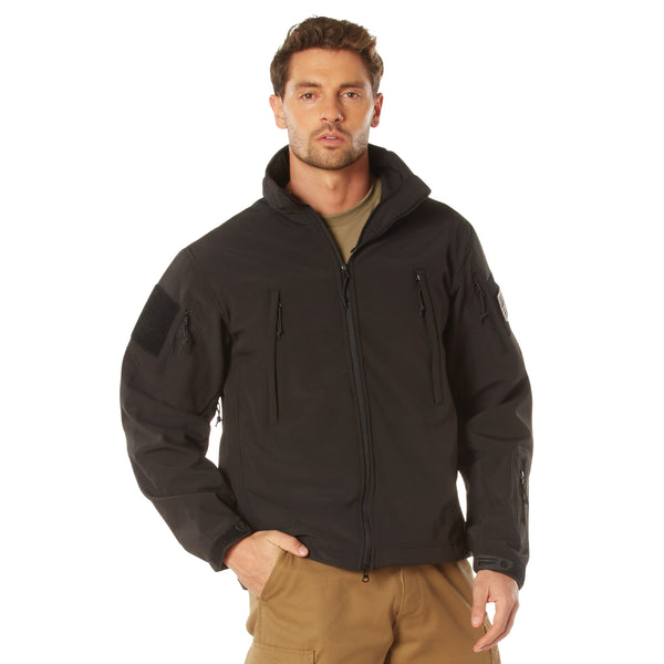 Rothco Special Ops Tactical Soft Shell Jacket- BLACK