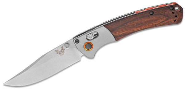 Benchmade- 15085-2 MINI CROOKED RIVER | STABILIZED WOOD