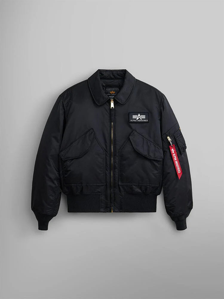 Alpha CWU 45/P BOMBER JACKET (HERITAGE)- BLACK