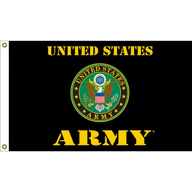 UNITED STATES ARMY LOGO- SUPER POLY FLAG- 3' X 5'