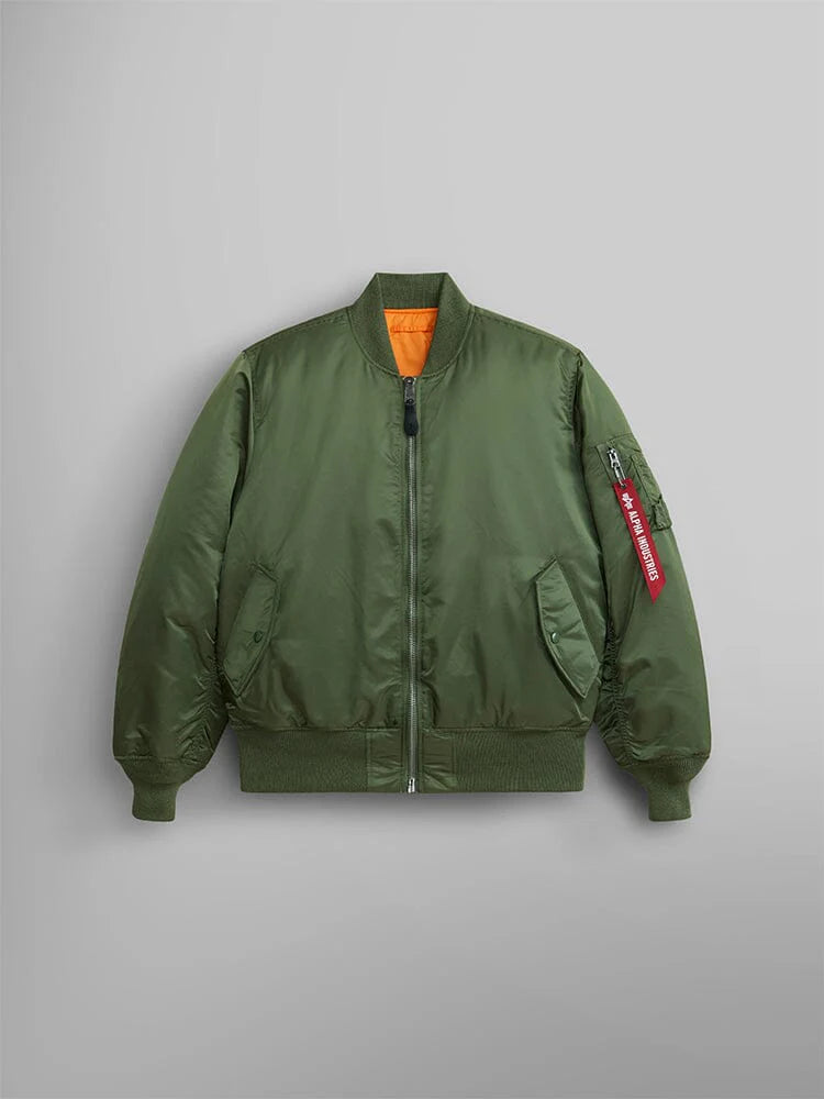 Alpha MA1 Flight Jacket-Sage Green- This Classic never goes out of Alpha MA1 Flight Jacket-Sage Green- This Classic never goes out of