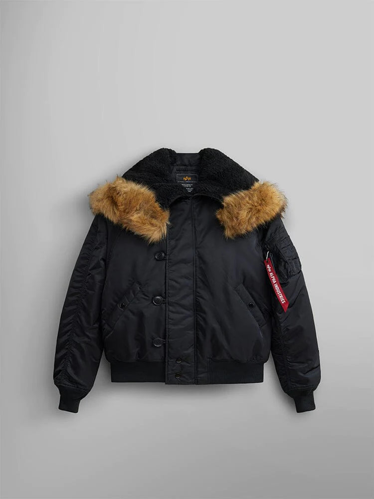 Alpha Industries N2B Shortwaist Parka- Black – The Surplus Guy Alpha Industries N2B Shortwaist Parka- Black – The Surplus Guy