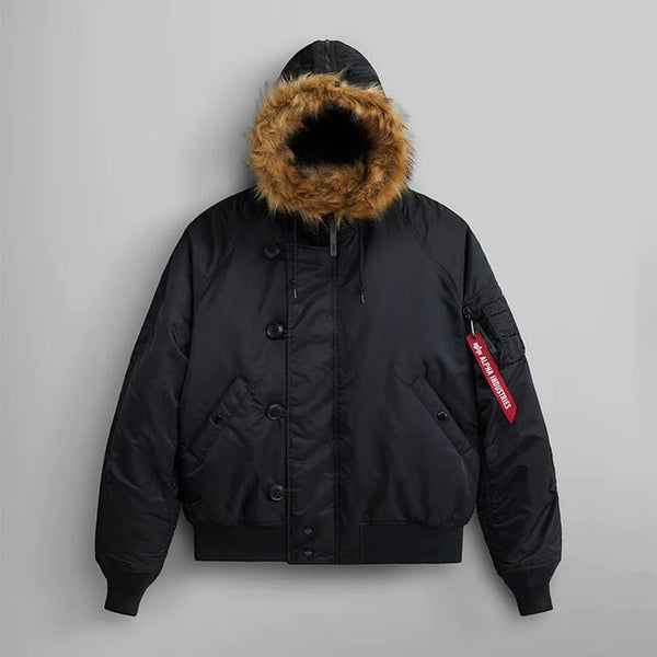 Alpha Industries N2B Shortwaist Parka- Black – The Surplus Guy