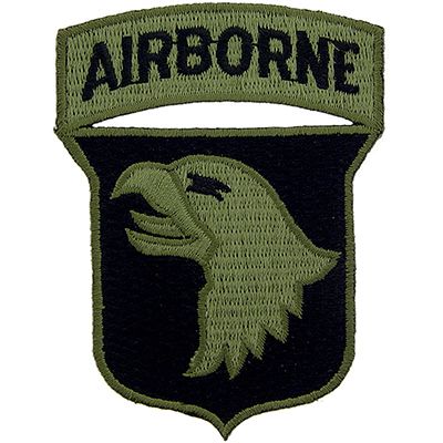 U.S. ARMY PATCH - 101ST A/B -SUBDUED