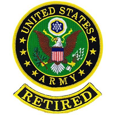 U.S. ARMY RETIRED PATCH