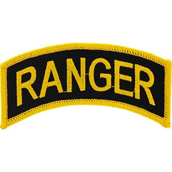 U.S. ARMY PATCH - RANGER TAB 3" X 1 "