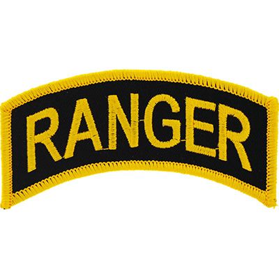 U.S. ARMY PATCH - RANGER TAB 3" X 1 "