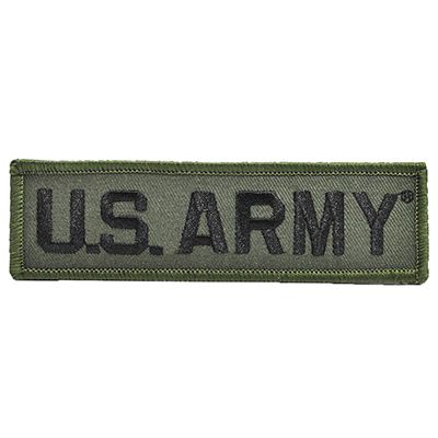 U.S. ARMY PATCH - ARMY TABS- 4-5/8" X 1-1/4"- SUBDUED