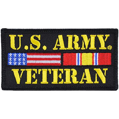 U.S. ARMY VETERAN PATCH 4"