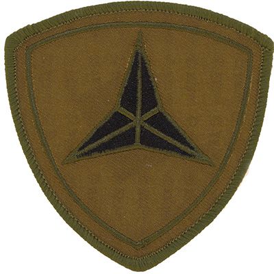 Marines Logo Patch - 3" - 3rd Marine Division OD