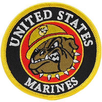 Marines Logo Patch - 3" USMC Bulldog