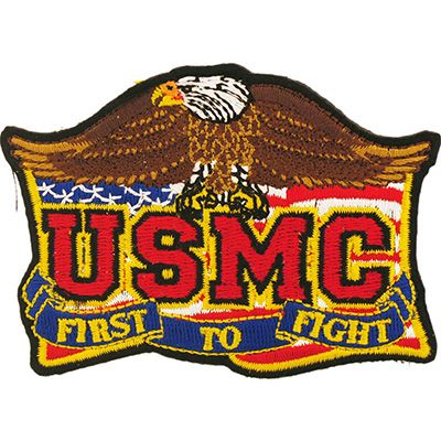 Marines Logo Patch - 3" First to Fight