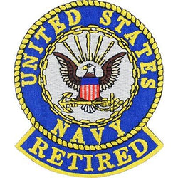 Navy Logo Patch - 3" Retired