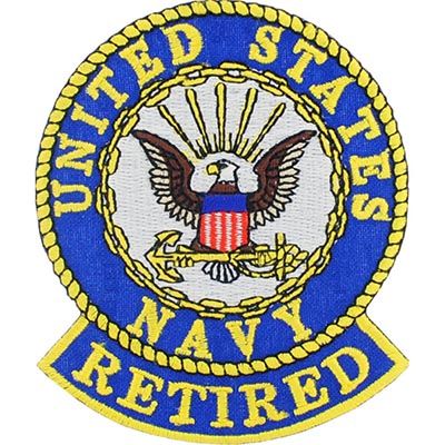Navy Logo Patch - 3" Retired