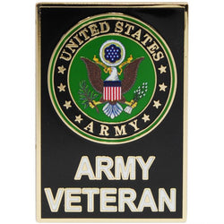 U.S. ARMY LOGO W/ VETERAN- LARGE- 1-1/2"